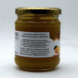 Miele Aromatizzato - Miele di Acacia e Arancia barattolo 250 gr