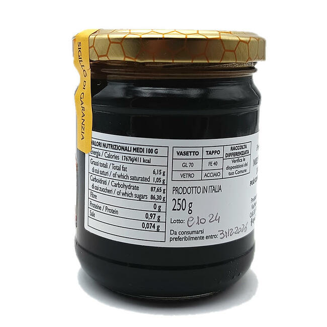 Miele Aromatizzato - Miele di Acacia e Pasta di Caffè Solubile
barattolo 250 gr