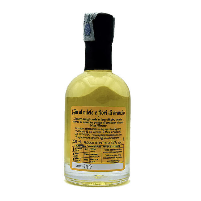 Gin al Miele e Fiori di Arancio - Bottiglia 200ml